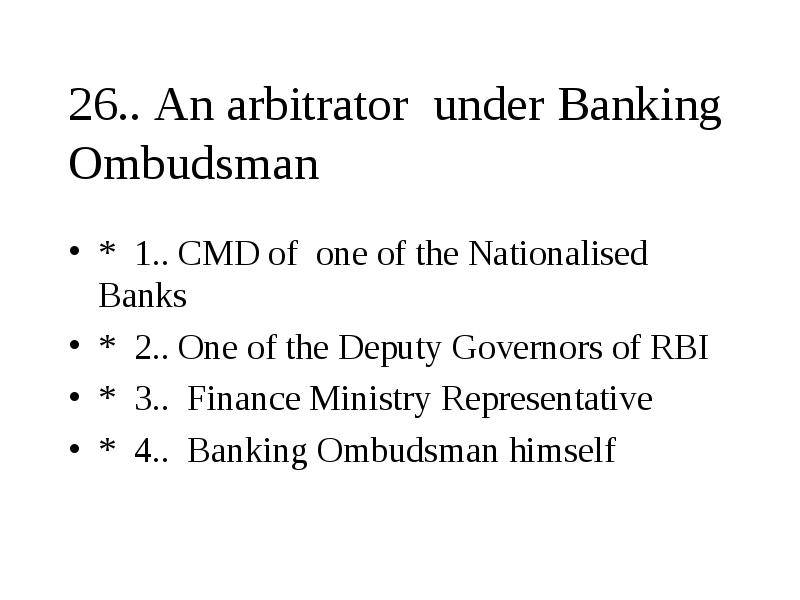 01. Identify The Act Which Regulates Entry Into Banking Business By ...