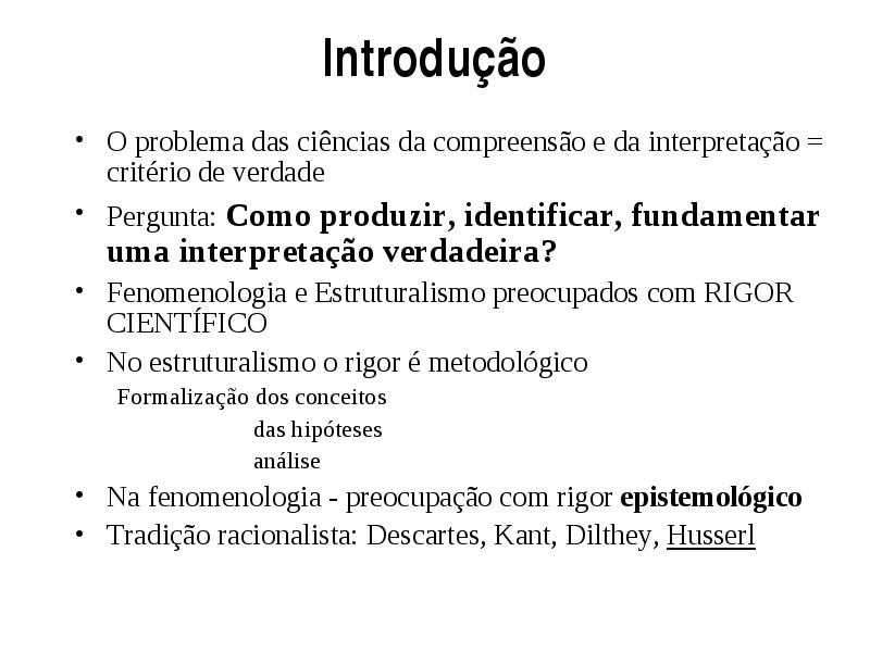 Fenomenologia E Existencialismo Aula 29