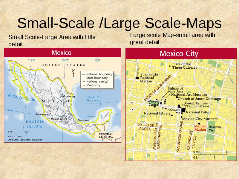 Which Map Would Have The Smallest Scale Topographic Map of Usa with