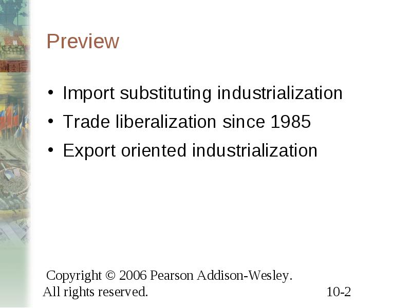 export oriented industrialization
