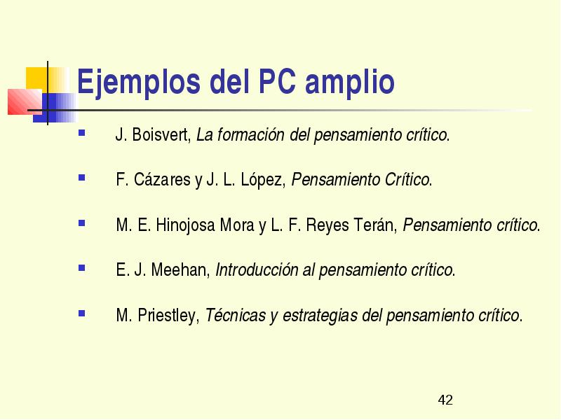 Logica Informal Y Pensamiento Critico Un Intento De Clarificacion Practica Y Conceptual