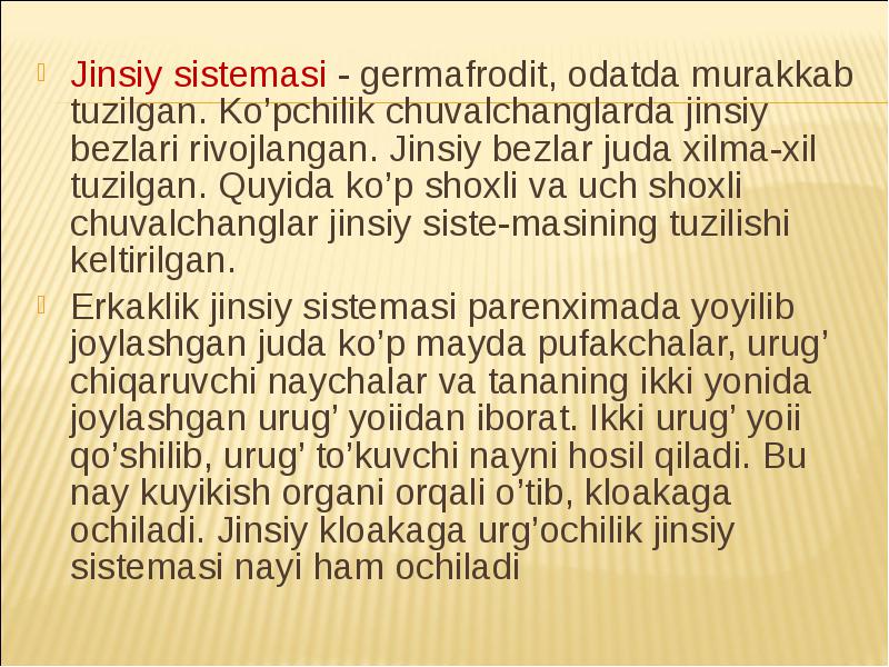 Jinsiy aloqalar usullari o rganish. Хомиладорлик даврида. Жинсий ЯКИНЛИК усуллари. Эркаклар жинсий системаси.